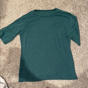 Teal Short Sleeve Top